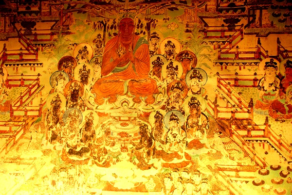 Wandgem�lde in Mogao-Grotten in Dunhuang