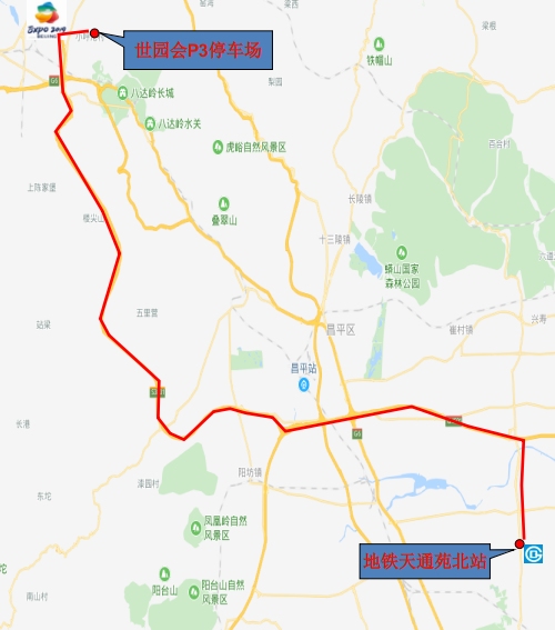 Expo-Sonderbus-Linie 3