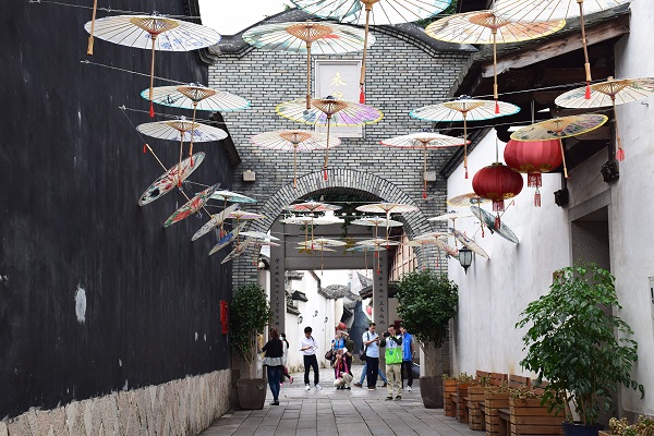 Yijin-Fang im Stadtviertel Sanfang Qixiang in Fuzhou