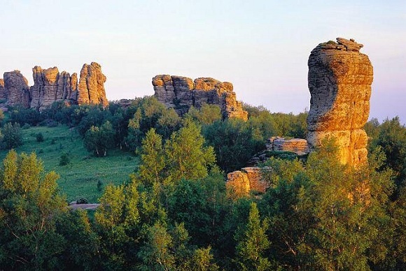 Steinwald im Keshiketeng (Hexigten) Weltgeopark