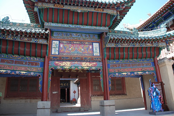 Guandi-Tempel in der �u�eren Stadt von Jiayuguan