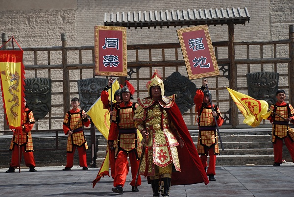 Stationierte Truppen in Jiayuguan