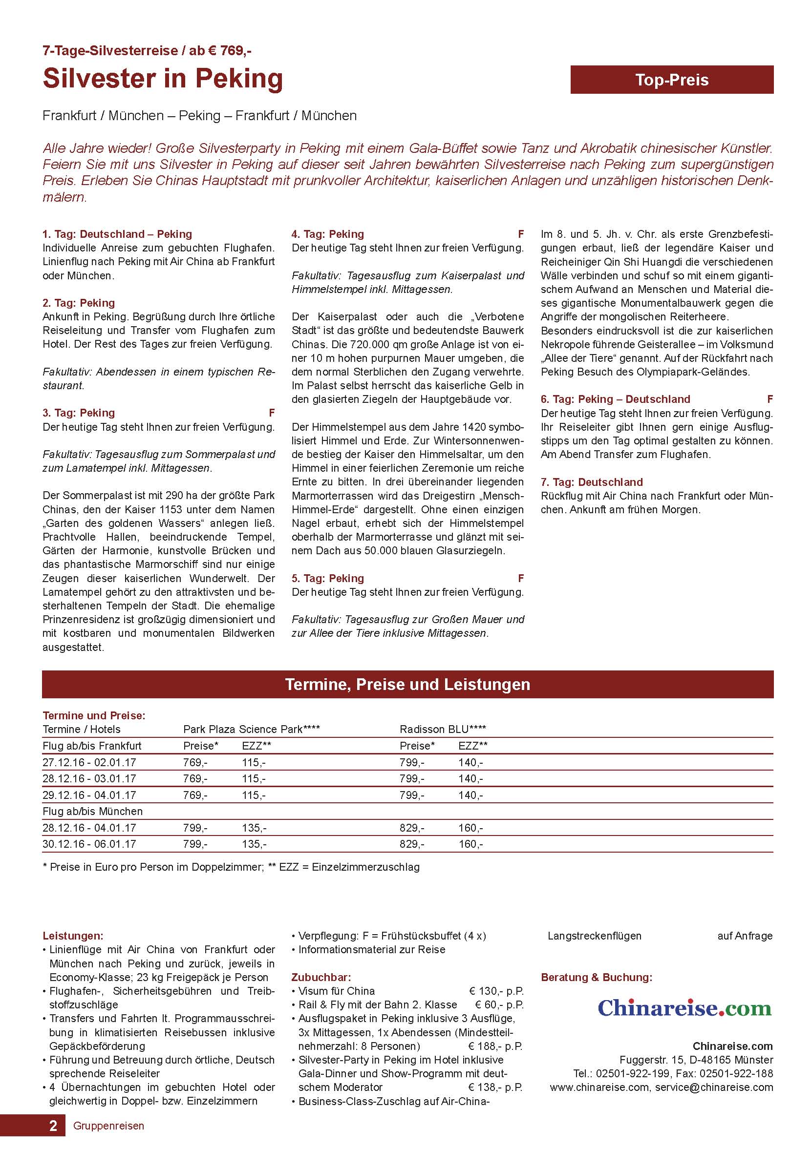 Silvester 2016 in Peking