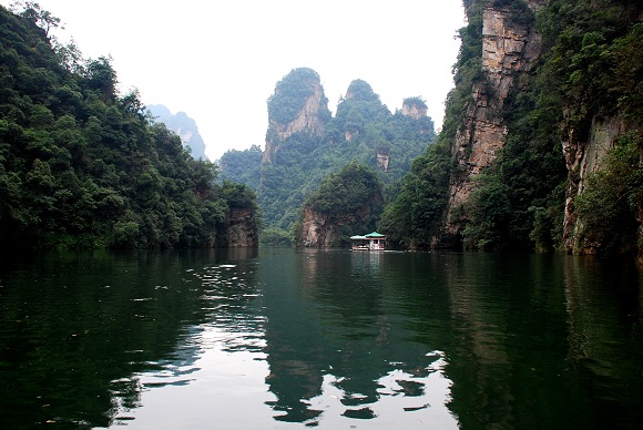 Baofenghu-See im Naturschutzgebiet Suoxiyu im Nationalpark Zhangjiajie