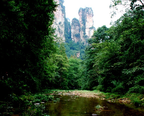 Jinbianxi, Bach der Goldpeitsche in Zhangjiajie