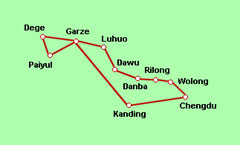 �berland durch Osttibet und West-Sichuan (Kham)