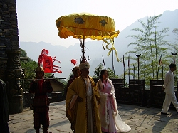 Historische Szene nachgespielt